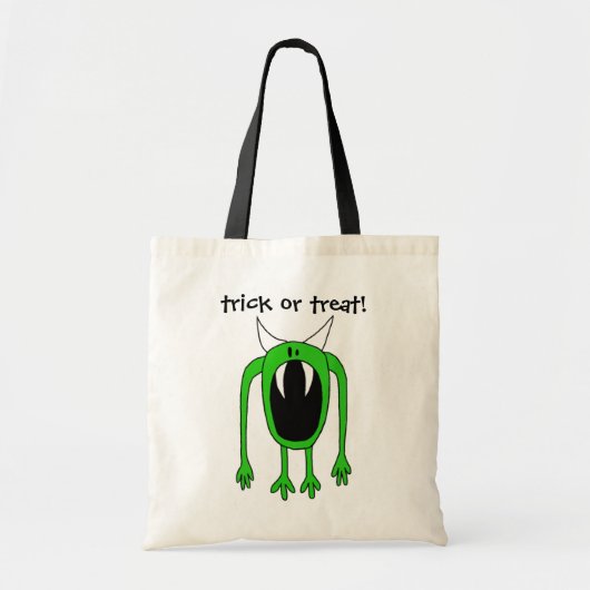 Green Monster Tote Bag (Voorkant)