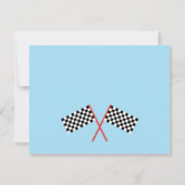 Green Monster Truck Birthday Party Kaart (Achterkant)