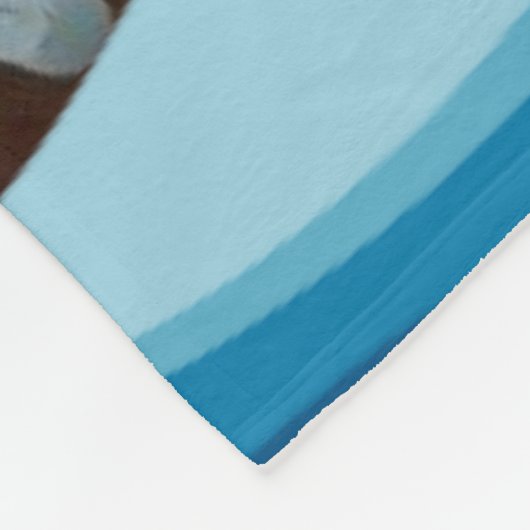 Green Monster Truck in het bos Fleece Deken (Hoek)