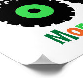 Green Monster Truck Poster (Hoek)