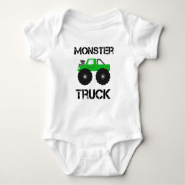Green Monster Truck Romper