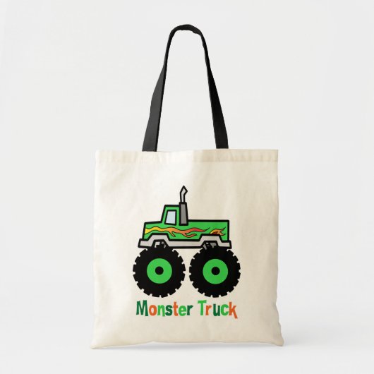 Green Monster Truck Tote Bag (Voorkant)