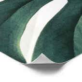Green Monstera Fotografie Poster (Hoek)