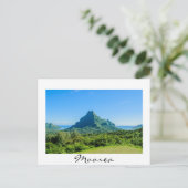 Green Moorea briefkaart (Staand voorkant)