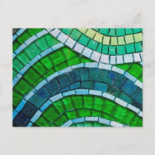 Green Mosaic Briefkaart