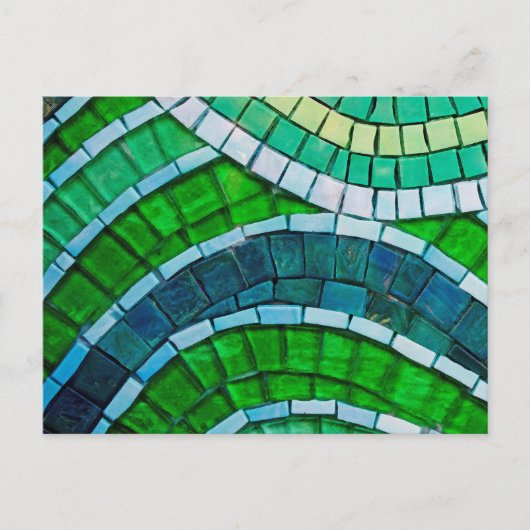 Green Mosaic Briefkaart (Voorkant)