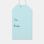 Green Mosaic Floral Cadeaulabel (Achterkant)