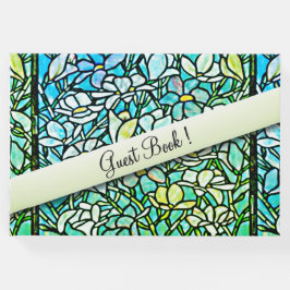 Green Mosaic Floral Gastenboek