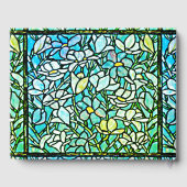 Green Mosaic Floral Gastenboek (Achterkant)