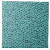 Green Mosaic Pattern Ceramic Tegel Tegeltje (Voorkant)