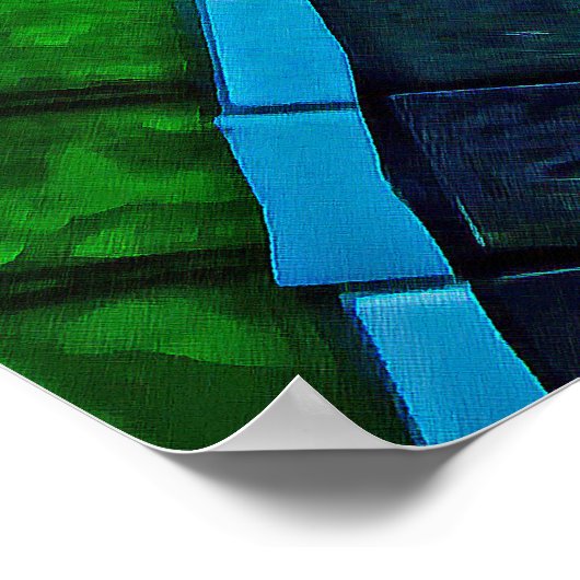 Green Mosaic Poster (Hoek)