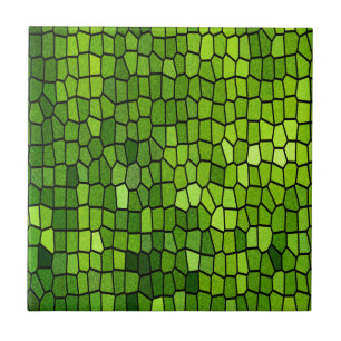 Green Mosaic Tegeltje