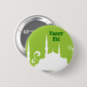Green Mosque Pin Ronde Button 5,7 Cm (Voorkant /achterkant)