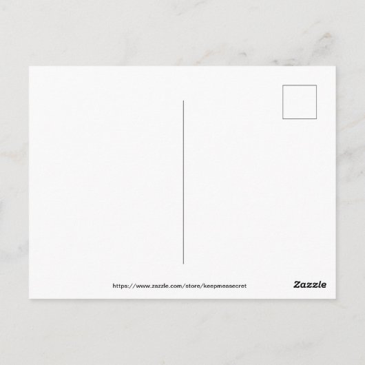 Green moss briefkaart (Achterkant)