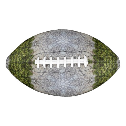 Green Moss & Earth Natuur Art American Football (Voorkant)