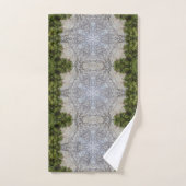 Green Moss & Earth Natuur Art Bad Handdoek (Handdoek)