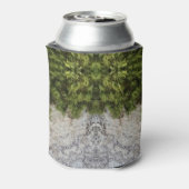 Green Moss & Earth Natuur Art Blikjeskoeler (Blikje Achterkant)
