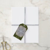 Green Moss & Earth Natuur Art Cadeaulabel (Met Touw)
