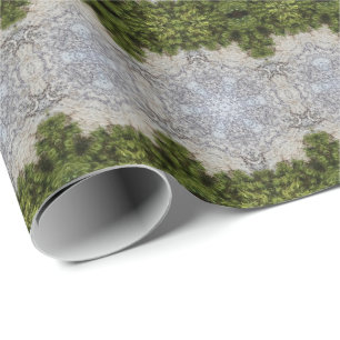 Green Moss & Earth Natuur Art Cadeaupapier