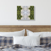 Green Moss & Earth Natuur Art Canvas Afdruk (Insitu (Slaapkamer))