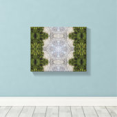 Green Moss & Earth Natuur Art Canvas Afdruk (Insitu (Houten vloer))