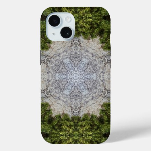 Green Moss & Earth Natuur Art Case-Mate iPhone Case (Achterkant)