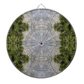 Green Moss & Earth Natuur Art Dartbord (Voorkant)