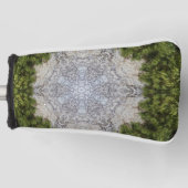 Green Moss & Earth Natuur Art Golfheadcover (Voorkant)