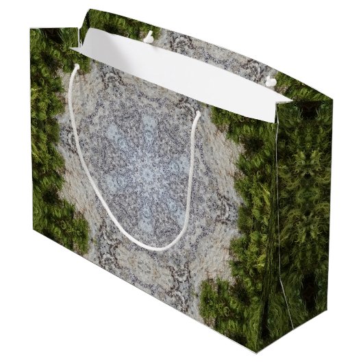 Green Moss & Earth Natuur Art Groot Cadeauzakje (Achterkant Gekanteld)