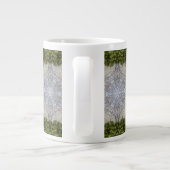 Green Moss & Earth Natuur Art Grote Koffiekop (Achterkant)