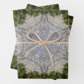 Green Moss & Earth Natuur Art Inpakpapier Vel (In situ)