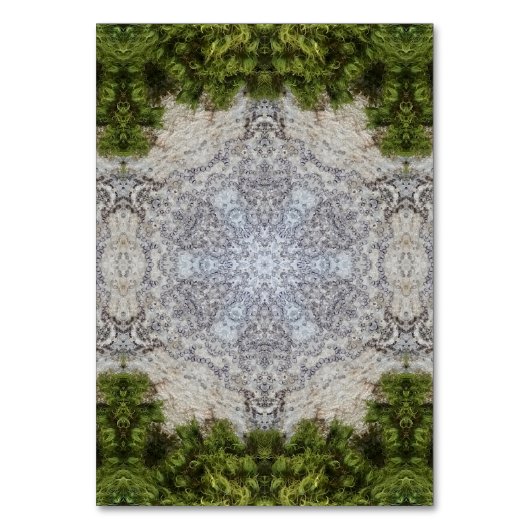 Green Moss & Earth Natuur Art Kaart (Achterkant)