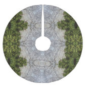 Green Moss & Earth Natuur Art Kerstboom Rok (Voorkant)