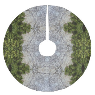 Green Moss & Earth Natuur Art Kerstboom Rok