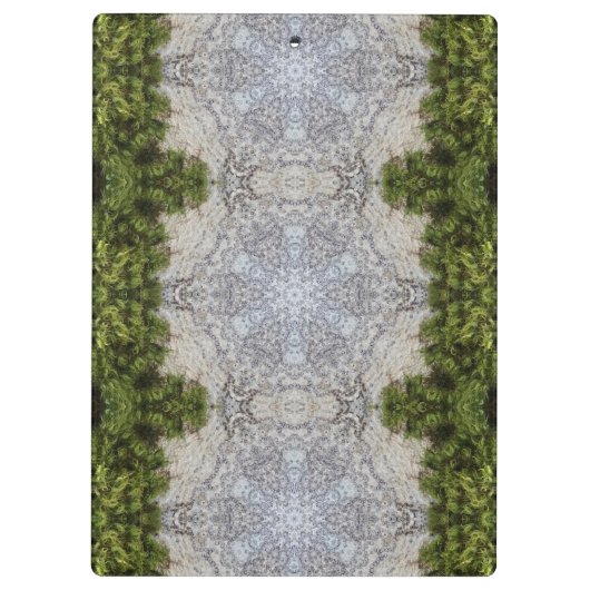 Green Moss & Earth Natuur Art Klembord (Achterkant)