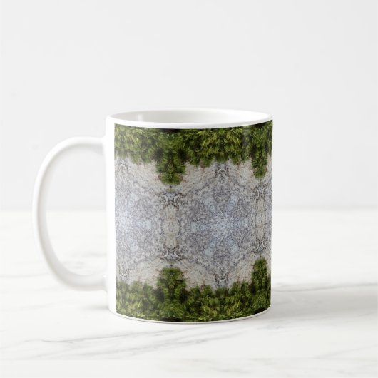 Green Moss & Earth Natuur Art Koffiemok (Links)