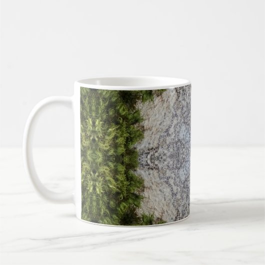 Green Moss & Earth Natuur Art Koffiemok (Links)