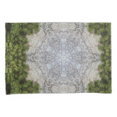 Green Moss & Earth Natuur Art Kussensloop (Voorkant-Rechts)