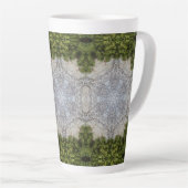 Green Moss & Earth Natuur Art Latte Mok (Rechterhoek)