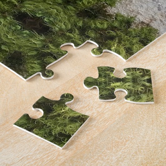 Green Moss & Earth Natuur Art Legpuzzel (Zijkant)