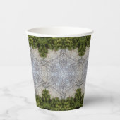 Green Moss & Earth Natuur Art Papieren Bekers (Voorkant)