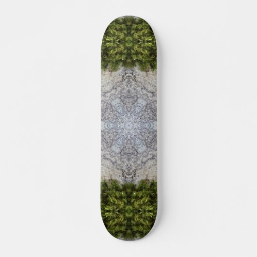Green Moss & Earth Natuur Art Persoonlijk Skateboard (Voorkant)