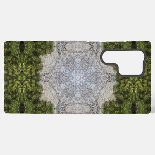 Green Moss & Earth Natuur Art Samsung Galaxy Hoesje (Achterkant horizontaal)