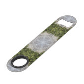 Green Moss & Earth Natuur Art Speed Flessenopener (Achterkant Gekanteld)