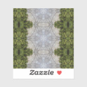 Green Moss & Earth Natuur Art Sticker (Vel)