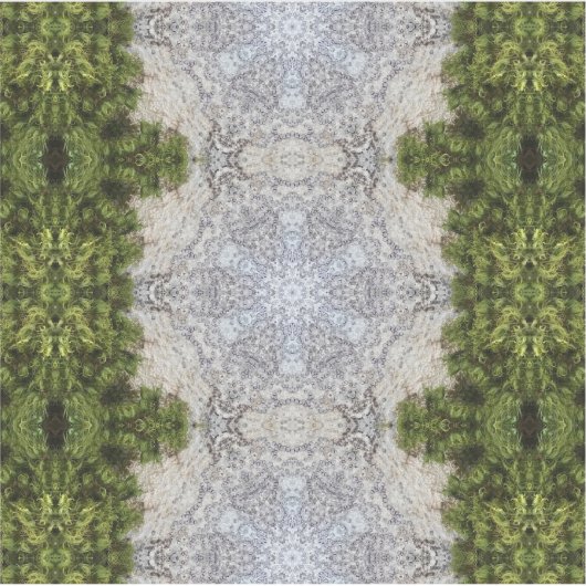 Green Moss & Earth Natuur Art Sticker (Voorkant)