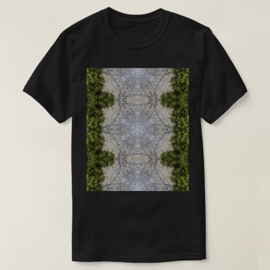 Green Moss & Earth Natuur Art T-shirt (Design voorkant)