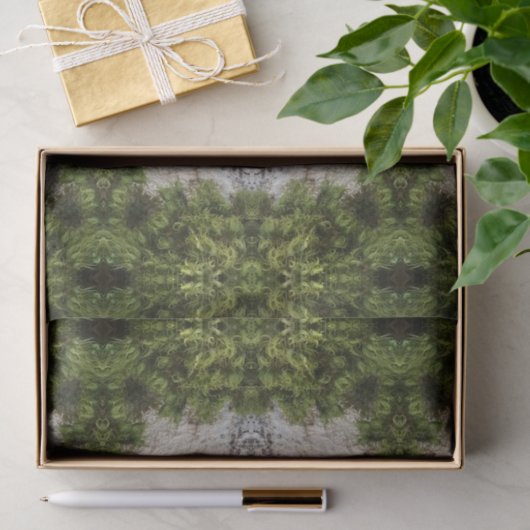 Green Moss & Earth Natuur Art Tissuepapier (Geschenk)