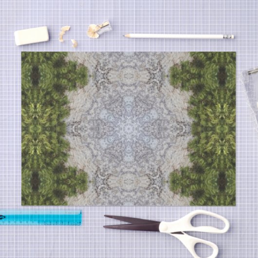 Green Moss & Earth Natuur Art Tissuepapier (Craft)