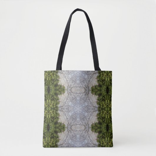 Green Moss & Earth Natuur Art Tote Bag (Voorkant)